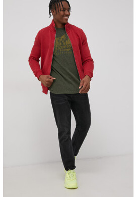 Superdry Тениска в меланж на зелено - Pepit.bg