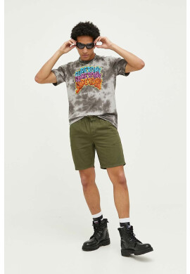 Superdry Тениска в сиво с десен - Pepit.bg