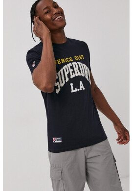 Superdry Тениска в черно - Pepit.bg