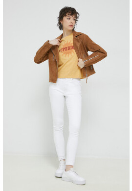 Superdry Тениска в жълто - Pepit.bg