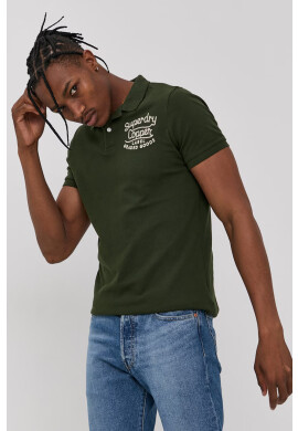 Superdry Тениска с яка - Pepit.bg