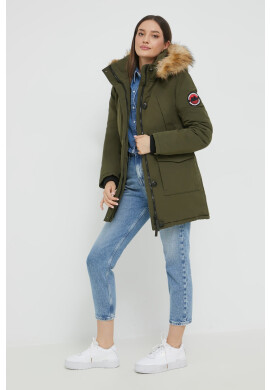 Superdry Яке в зелено със зимна изолация - Pepit.bg