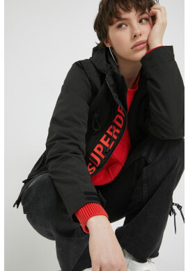 Superdry Яке в черно с преходна изолация - Pepit.bg