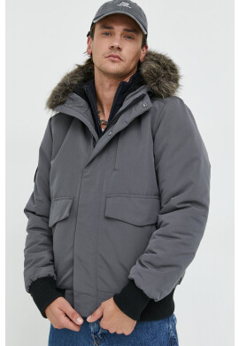 Superdry Яке в сиво със зимна изолация - Pepit.bg