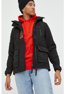 Superdry Яке в черно с преходна изолация - Pepit.bg
