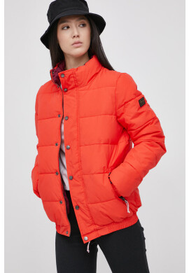 Superdry Яке дамско в оранжево със зимна изолация - Pepit.bg
