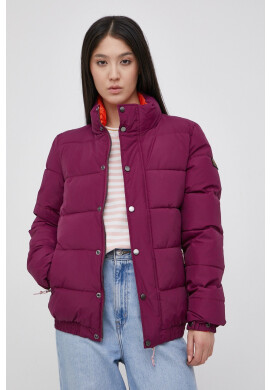 Superdry Яке дамско в бордо със зимна изолация - Pepit.bg