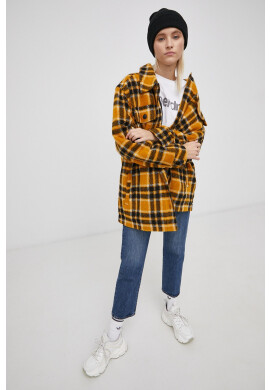 Superdry Яке дамско в жълто с преходна изолация с уголемена кройка - Pepit.bg