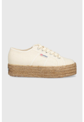 Superga Ниски кецове в бежово - Pepit.bg