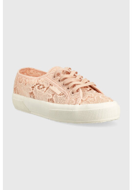 Superga Ниски кецове 2750 MACRAME в розово S81219W - Pepit.bg