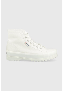 Superga Високи кецове в бяло - Pepit.bg