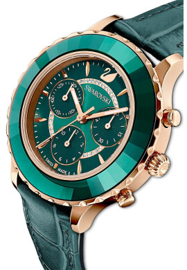 Swarovski Часовник 5452498 OCTEA LUX CHRONO 5452498 Octea Lux Chrono дамски в тюркоазено - Pepit.bg