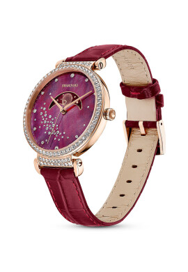 Swarovski Часовник 5613323 Passage Moon Phase дамски в червено - Pepit.bg