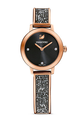 Swarovski Часовник дамски в черно - Pepit.bg
