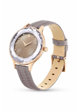 Swarovski Часовник OCTEA NOVA 5649999 дамски в кафяво - Pepit.bg