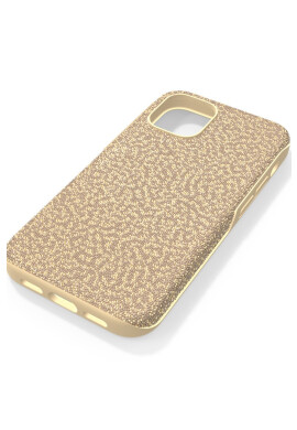 Swarovski Кейс за телефон за iPhone 12 Mini High в златисто - Pepit.bg