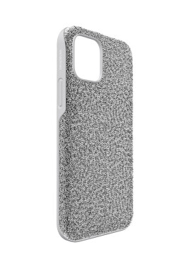 Swarovski Кейс за телефон за iPhone 12 Pro Max High в сиво - Pepit.bg