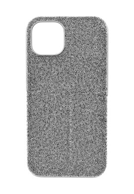Swarovski Кейс за телефон High iPhone 13 в сребристо - Pepit.bg