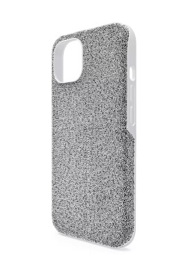 Swarovski Кейс за телефон High iPhone 13 в сребристо - Pepit.bg