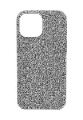 Swarovski Кейс за телефон High iPhone 13 Pro Max в сребристо - Pepit.bg
