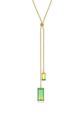 Swarovski Колие в зелено - Pepit.bg