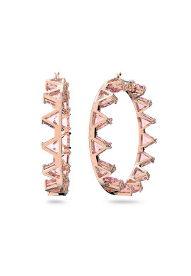 Swarovski Обици в розово - Pepit.bg