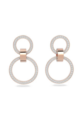 Swarovski Обици в златисто - Pepit.bg