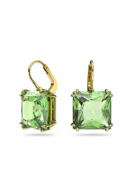 Swarovski Обици в зелено - Pepit.bg