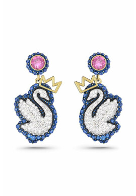 Swarovski Обици POP SWAN - Pepit.bg