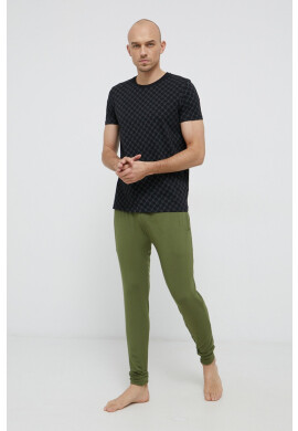 Ted Baker Долнище на пижама мъжко в зелено с изчистен дизайн - Pepit.bg