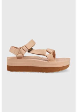Teva Сандали Flatform Universal в бежово с платформа 1008844 - Pepit.bg