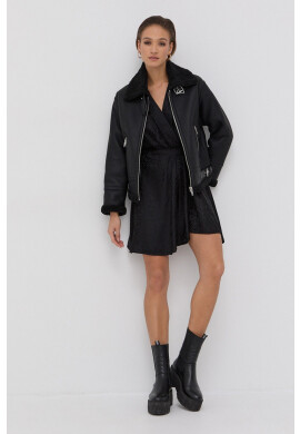 The Kooples Яке в черно с преходна изолация - Pepit.bg