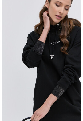 The Kooples Рокля в черно дълъг модел разкроен модел - Pepit.bg