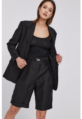 The Kooples Сако в черно с едно копче с изчистен дизайн - Pepit.bg