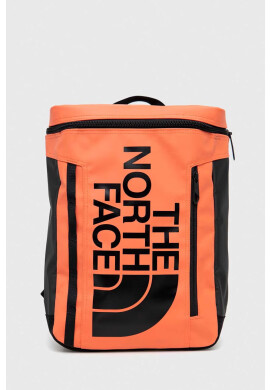 The North Face Детска раница в оранжево голям размер с изчистен дизайн - Pepit.bg