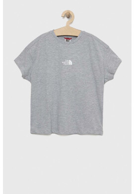The North Face Детска тениска в сиво меланж на - Pepit.bg