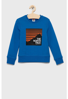 The North Face Детски памучен суичър с изчистен дизайн - Pepit.bg