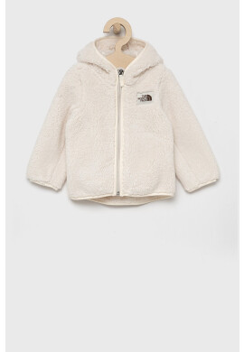 The North Face Детски суичър в бяло с изчистен дизайн - Pepit.bg