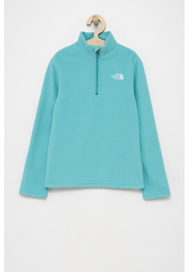 The North Face Детски суичър в тюркоазено с изчистен дизайн - Pepit.bg