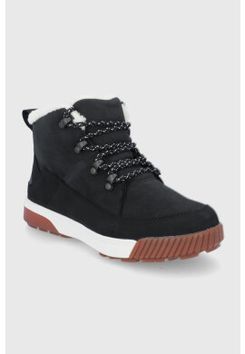 The North Face Кожени обувки W SIERRA MID LACE WP в черно с лека изолация - Pepit.bg