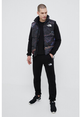 The North Face Памучен суичър в черно с принт - Pepit.bg