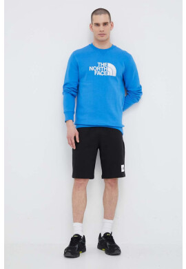 The North Face Памучен суичър в синьо с апликация - Pepit.bg