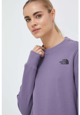 The North Face Памучен суичър в бяло с качулка с принт - Pepit.bg
