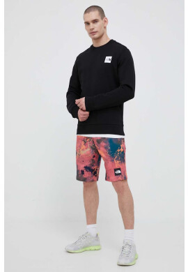 The North Face Памучен суичър в оранжево с качулка с апликация - Pepit.bg