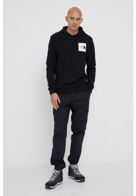 The North Face Памучен суичър мъжки в черно с принт - Pepit.bg