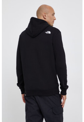 The North Face Памучен суичър мъжки в черно с принт - Pepit.bg