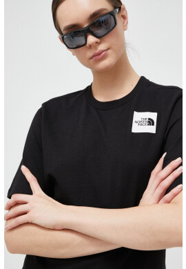 The North Face Памучна тениска в черно - Pepit.bg
