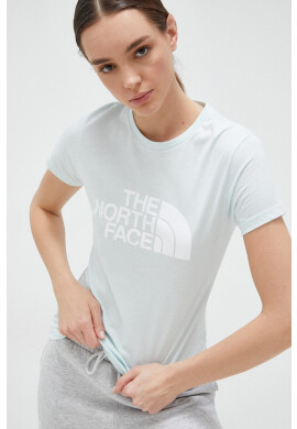 The North Face Памучна тениска в тюркоазено - Pepit.bg
