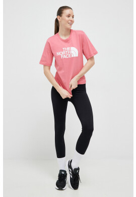 The North Face Памучна тениска в розово - Pepit.bg