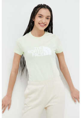 The North Face Памучна тениска в зелено - Pepit.bg
